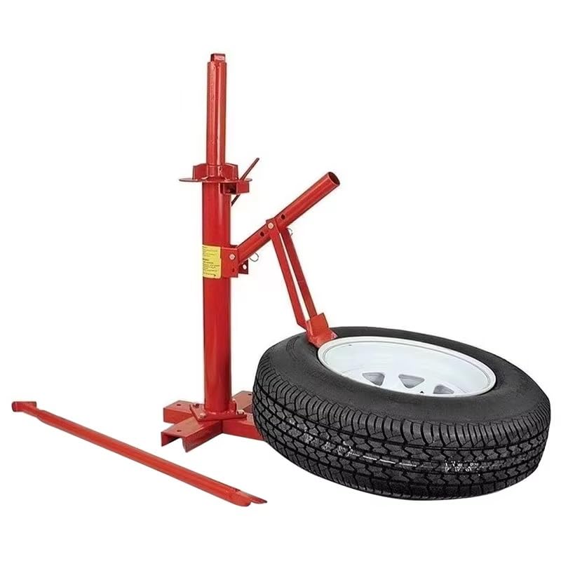 Wlikoci Manual Car Motorcycle Tire Repair Machine, 500mm Tyre Changer Wheel Mount Breaker Tyre Changer, for Bike Motorbike Go Kart
