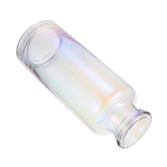 KALLORY Colored Glass Hydroponic Plant Vase Small Mouth Glass Planter for Home Décor Desktop Garden Decoration Terrarium Container