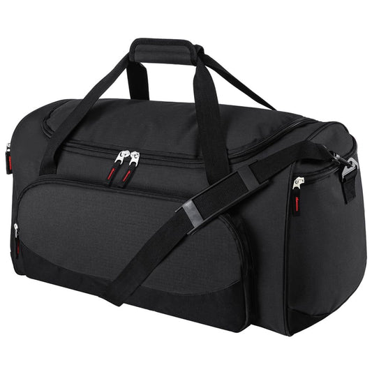 Uarition Gym Bag for Men - 50L Black Durable Large Duffle Bag for Travel, Workout, Fitness & Sport