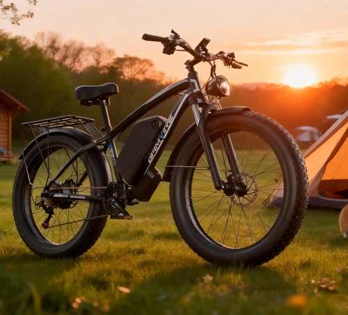 (24" V7 White) 52V 19.2Ah Battery Electric Bike for Adults, 1500W Peak 2000W EBike Up to 36 MPH and 70 Miles, Hydraulic Disc Brake, 21-Speed Off Road Snow Mountain Pedal Assist Fat Tire Fast E-Bike