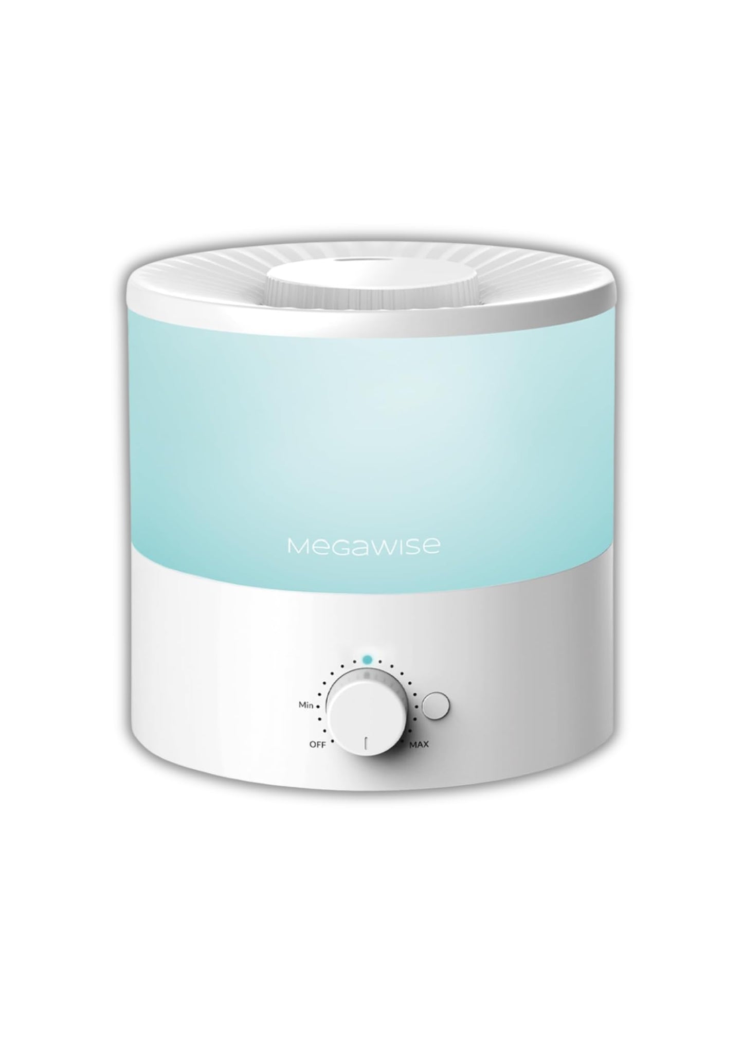 MEGAWISE 1.5L Cool Mist Humidifier for Bedroom, Home, Office, and Plants, Essential Oil Diffuser with Adjustable Mist Output, 25dB Quiet Ultrasonic, Up to 10 Hours, Easy to Clean