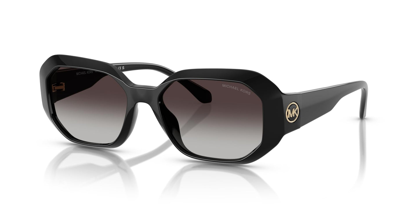 Michael Kors MK2240U Siesta Key Sunglasses, Black/Dark Grey Gradient, 54 mm