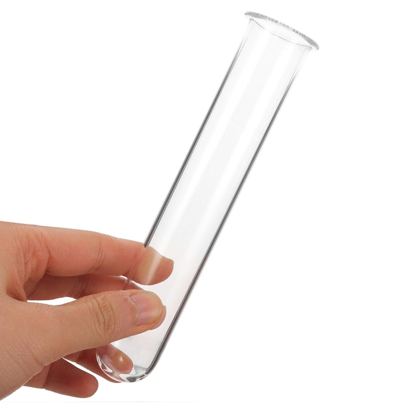 Ciieeo 5pcs Glass Hydroponic Plant Propagation Tubes Desk Vase for Live Plants Transparent Terrarium Tubes for Home Office Decoration and Floral Arrangements