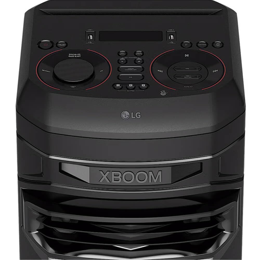 LG RNC7 XBOOM 700W Wireless Party Speaker Powerful 8in Woofer, 3in Mids, 2in Tweeters Bluetooth, Dual Mic Ports, Karaoke, Dolby Audio, Super Bass Boost & More