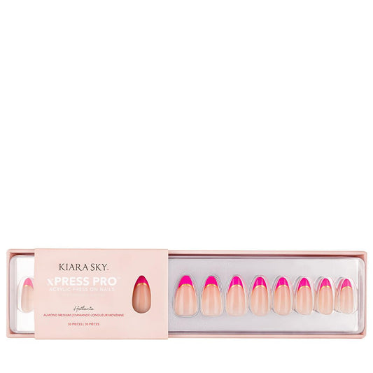 KIARA SKY 100% Acrylic Press On Nails - Chrome Press On Nails | Long-Lasting, Easy Application, Salon-Quality Instant Manicure for Nail Art DIY | 15 sizes - 30 piece Kit