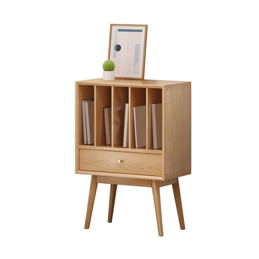 YUHUAWF Vinyl Record Holder Vinyl Record Wooden Display Cabinet with Drawer Home Multi-Functional Storage Sideboard CD Holder