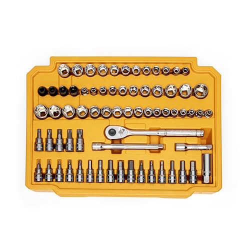 GEARWRENCH Mechanics Tool Set in 3 Drawer Storage Box, 232 Pc, 1/4 in and 3/8 in Drive, Metric/SAE | GW72LLCBMTS