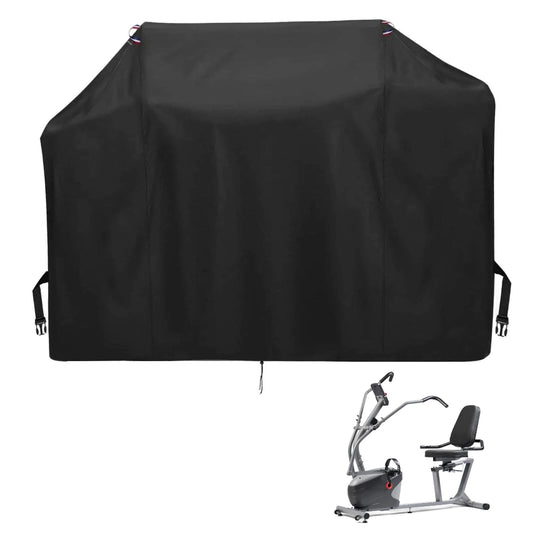 Guisong Elliptical Exercise Machine Cover for Sunny Health and Fitness Smart Recumbent Bike,Heavy Duty Fitness Equipment Cover for Cycling Workout Machine,64"L x 29"W x 48"H