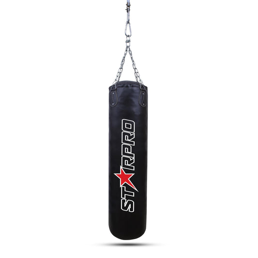 Starpro Heavy Punching Bags - Filled 55lbs Boxing Bag with Hanging Chain for MMA Kickboxing & Training