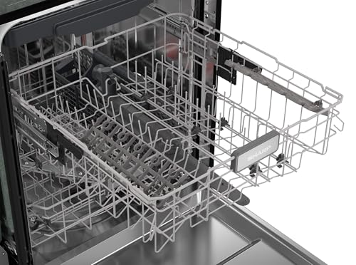 Sharp SDW6888JS 42 dBA Stainless Fully Integrated Built-in Smart Dishwasher