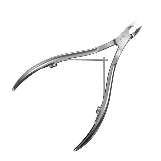 Staleks CLASSIC 12 Cuticle Nippers – 5mm Blade – Stainless Steel – Compact Design – For Home Manicure & Pedicure