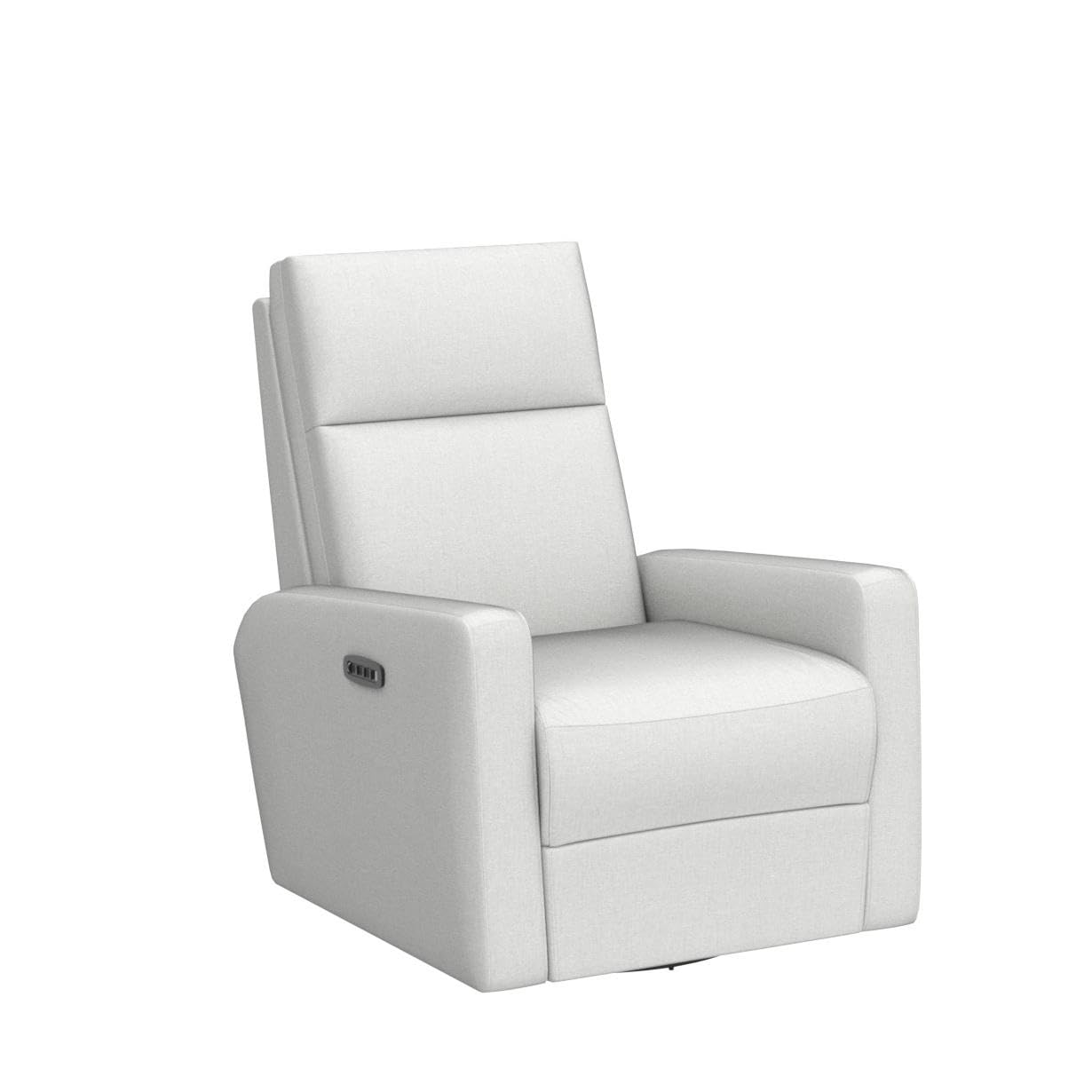Nurture& The Glider Plus - Premium Nursery Power Recliner | Swivel Chair with Adjustable Head Support and Adjustable Lumbar Support | Built-in USB - The Ultimate Comfort for Nursing, Relaxing (Ivory)