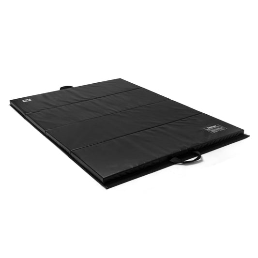 We Sell Mats Core Basic Personal Fitness & Exercise Mat - Foldable Lightweight EPE Foam - All Purpose Thick Gym Mat for Home Workout, Yoga, Pilates, Stretches & Floor Exercises (4' x 6' x 2")