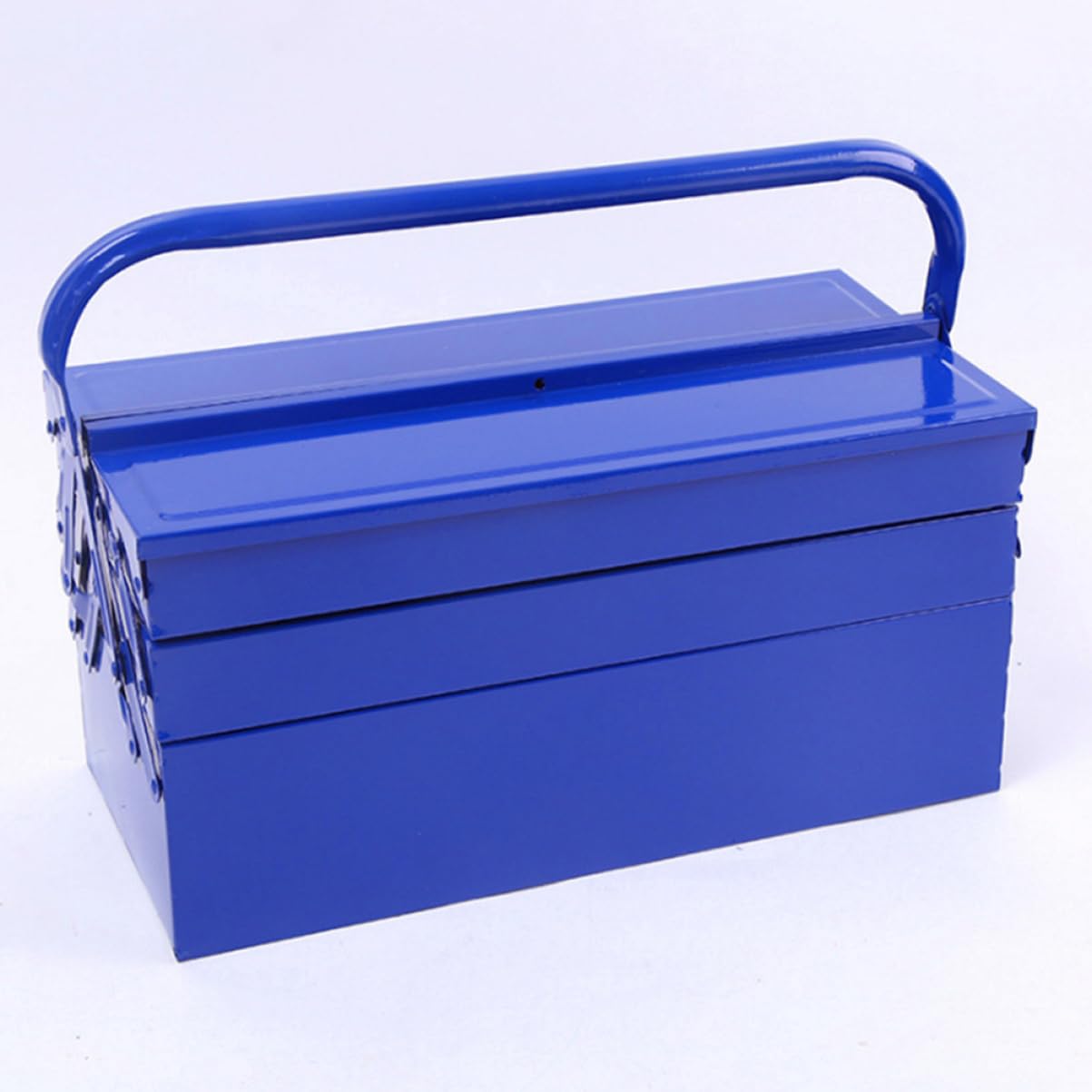 Veemoon Metal Tool Box Organizer Multi Iron Storage for and Workshop Durable and Portable Tool Chest with Easy