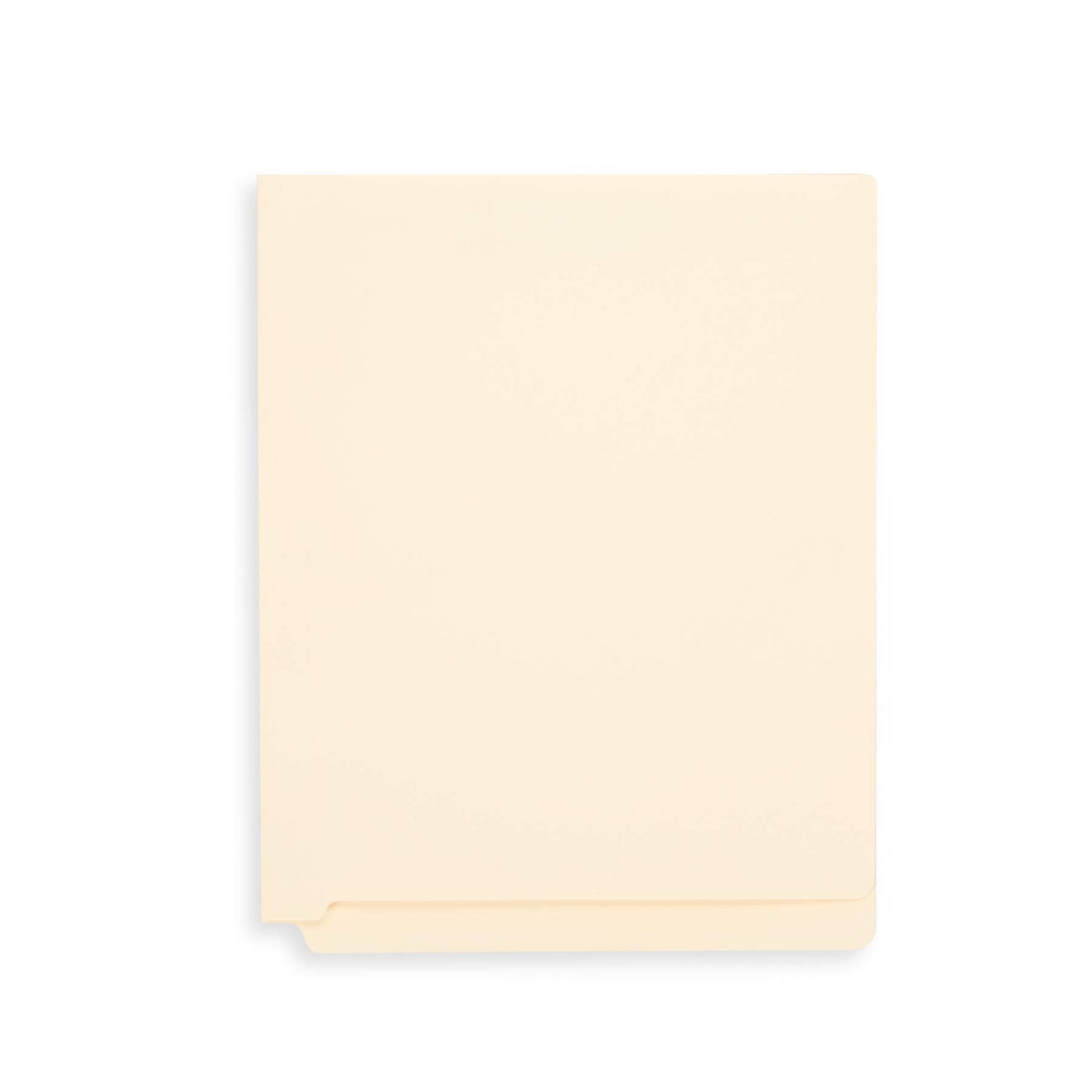 50 End Tab Fastener File Folders - Reinforced Straight Cut Tab 2 Prong Folders- Designed to Organize Standard Medical Files and Office Documents - Letter Size, Manila, 50 Pack