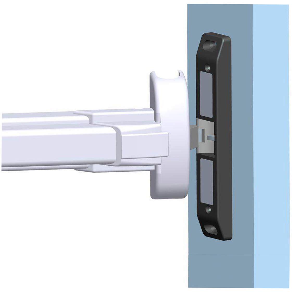 UHPPOTE Access Control Kit with Electric Strike Lock Remote Control for Fire Exit Door for Push Bar