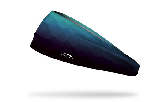 JUNK Brands Big Bang Lite Headband - Moisture-Wicking, Performance Fabric, Non-Slip, Sports Sweatband for Men & Women - One Size - Mistly Mountains