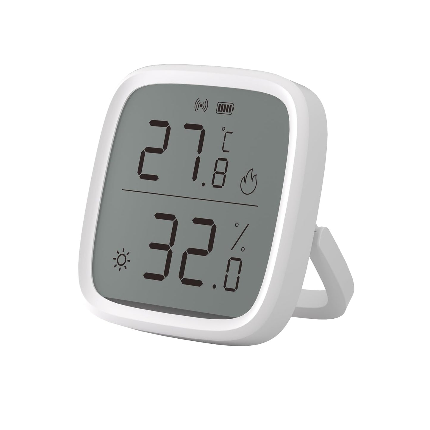 SONOFF Zigbee Indoor Temperature Humidity Sensor, SNZB-02D LCD Zigbee Thermometer Hygrometer, Works with Alexa & Google Home for Remote Monitoring and Home Automation, ZigBee 3.0 Hub Required, 1-Pack