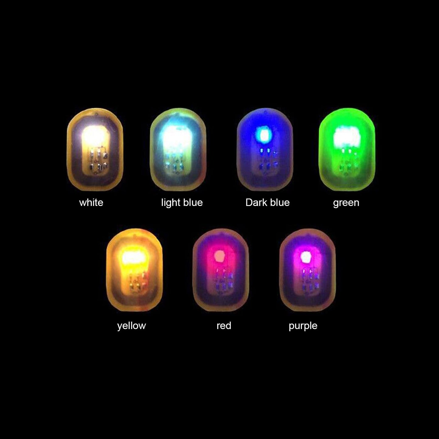 7pcs Nail Decoration Stickers with NFC Lighting, Self Adhesive Intelligent Stickers for Nails Art Design, Wholesale Business
