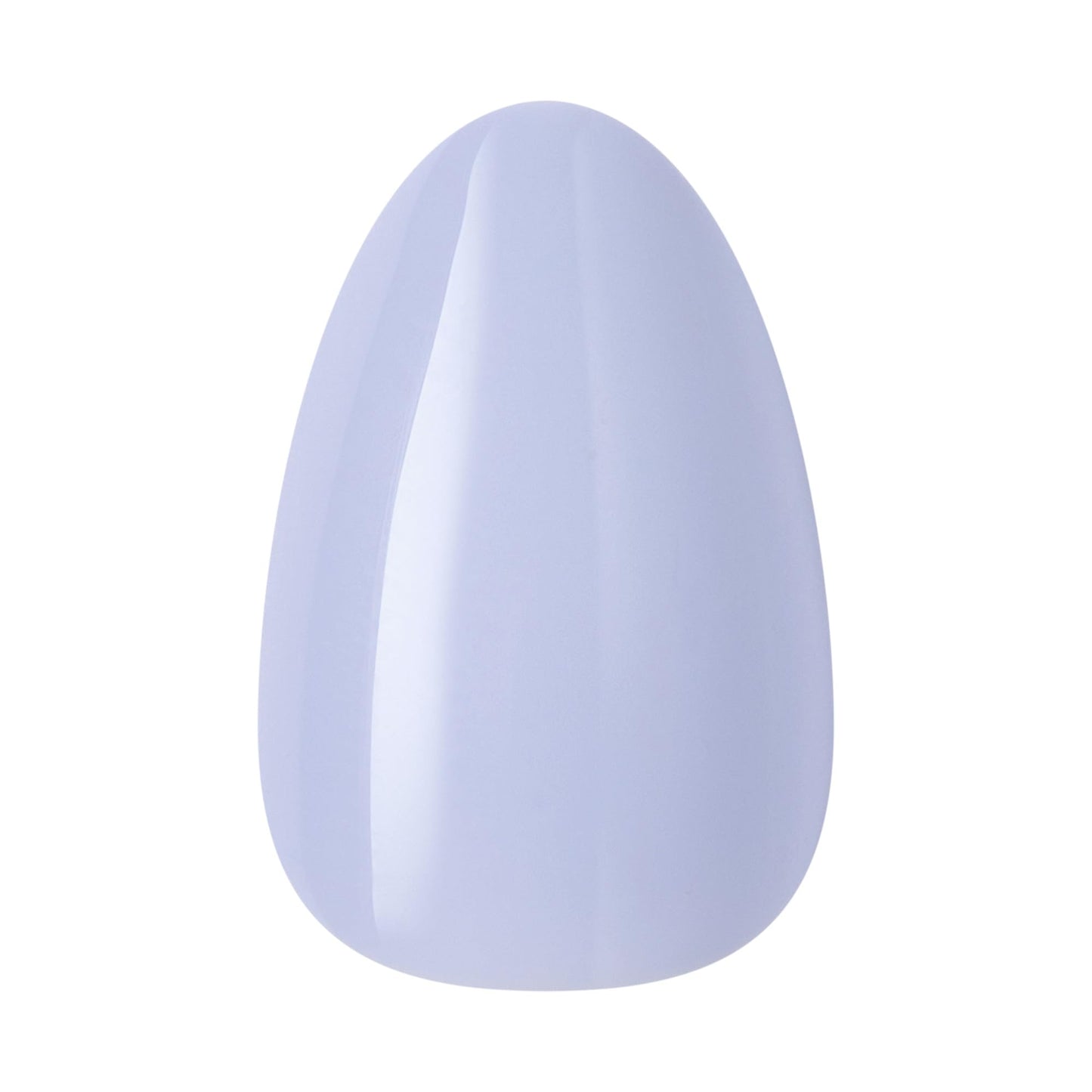 Kiss Core, Press On Nails, Nail glue included, 'Flee', Blue, Short Size, Almond Shape, Includes 32 Nails, 2g Glue, 1 Manicure Stick, 1 Mini File