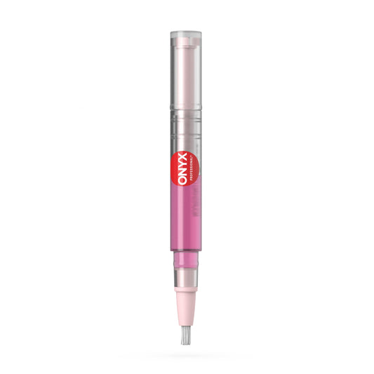 Onyx Professional Nail Repair Pen - Nail Treatment to Repair Nails Damaged from Gel & Acrylics, Reset Nourishing Color Correcting, Tinted Color Protects & Enhances Nails, 0.13 fl oz.