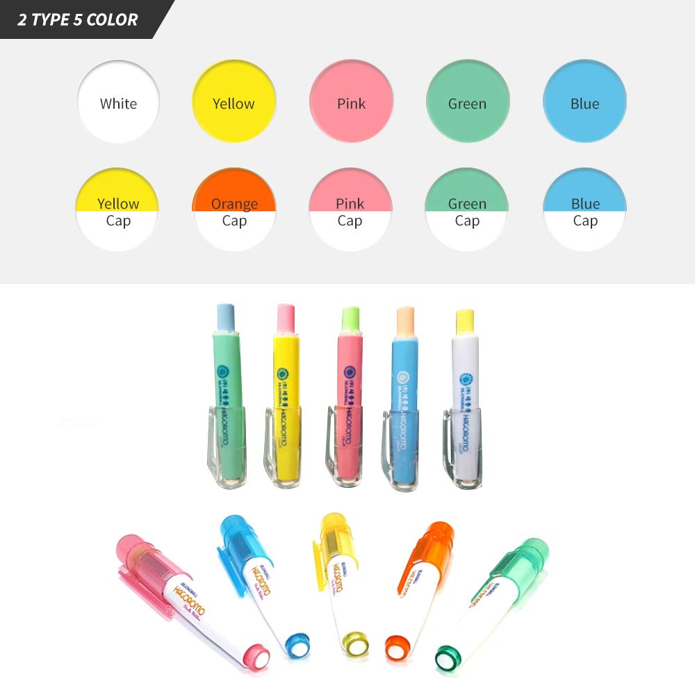 Hagoromo Chalk Holder with Magnet Attached [Pink Body & Chalk]