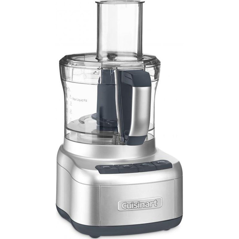 Cuisinart Elemental 8-Cup Food Processor, Silver (FP-8SV) with 1 YR CPS Enhanced Protection Pack