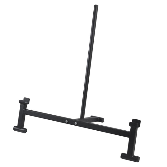Deadlift Barbell Jack Stand for Easy Changing Weight Plates - 2000 LB Capacity, Elevated Lift for Gym and Home Workouts,Black