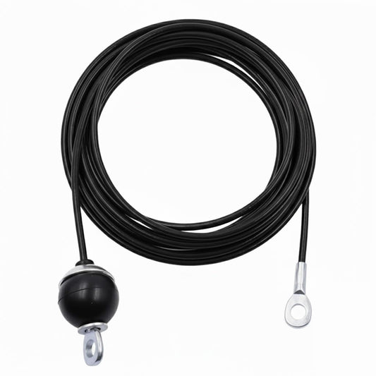 J Bryant Fitness Gym Replacement Cable Fitness Pulley Cable Thick 0.2inch/5mm Heavy Duty Steel Wire Rope for Home Gym Cable Pulley Attachments Machine Accessories (Type-B, 55")