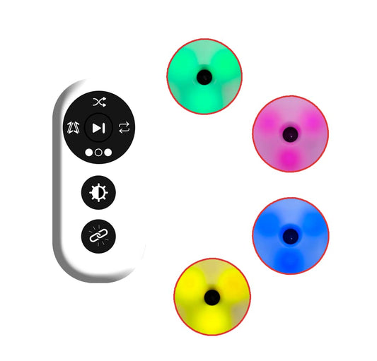 QUELINGSPORT Response Agility Training Light, Children's Physical Fitness Training, Remote Control to Control Light Operation red 4 Lights+Remote Control