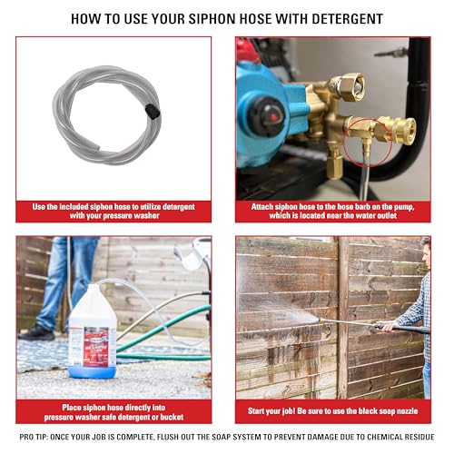 Simpson Cleaning 3400 PSI Gas Pressure Washer, 2.5 GPM Power Washer for Commercial Use, Honda GX200 Engine, 25-Foot Hose, Aluminum Series, 49-State (ALH3228-S)