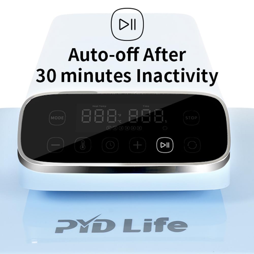 PYD Life 120 V Auto Heat Press Machine for T Shirts 15" x 15" Touch Screen Light Blue Smart Heat Press for Sublimation Blanks Ornaments Frames Bags Sublimation DTF Vinyl Printing