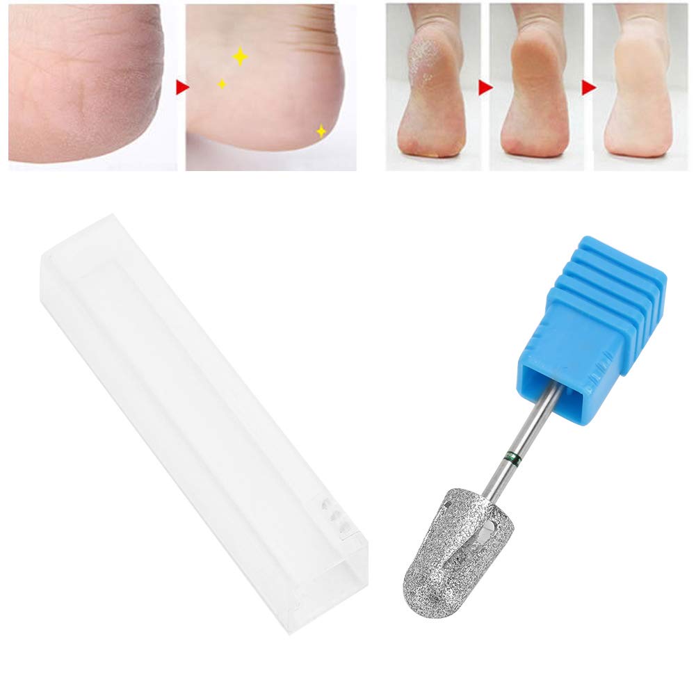 QANYEGN Stainless Steel Toenail Drill Pedicure, Foot Callus Grinding and Polishing, Professional Grade Foot Filing Tool for Foot Care (A2)