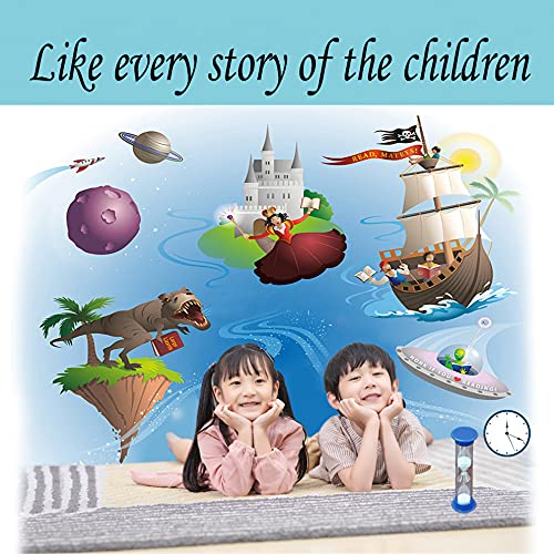Mbarbs Story Cubes 9 Storytelling Dice Game Bundle 1 min Hourglass Sandglass Creative Telling Game for Kids and Adults - A Happy Trip and Oral Language Dice 54 Images Unlimited Stories