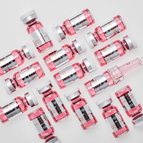 Lavien Medinic Line Amino Silk Skin Ampoule - Concentrated Serum, Hydrolyzed Collagen - Fine Lines, Wrinkle Improvement, All Skin Types - 2 ml-5 Bottle