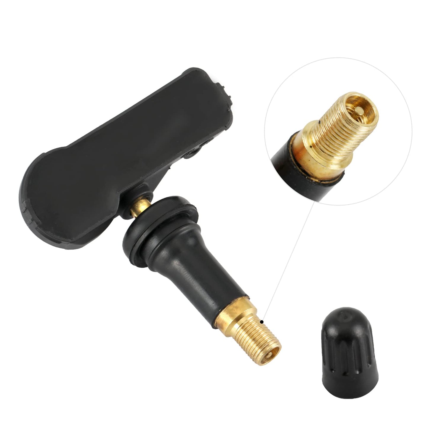 TPMS Sensor Tire Pressure Sensor TPMS Sensors Set of 4 315MHz Compatible with Ford Lincoln Mercury Replaces DE8T-1A180-AA 9L3Z-1A189-A CM5T-1A180-AA