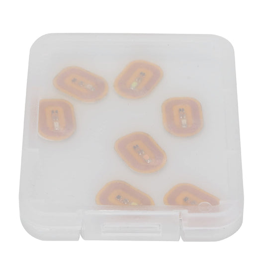 Glowing Nail Stickers, 7 Color Self-Adhesive Fashionable NFC Lighting Nail Art Tips for Girls for Mobile Phone