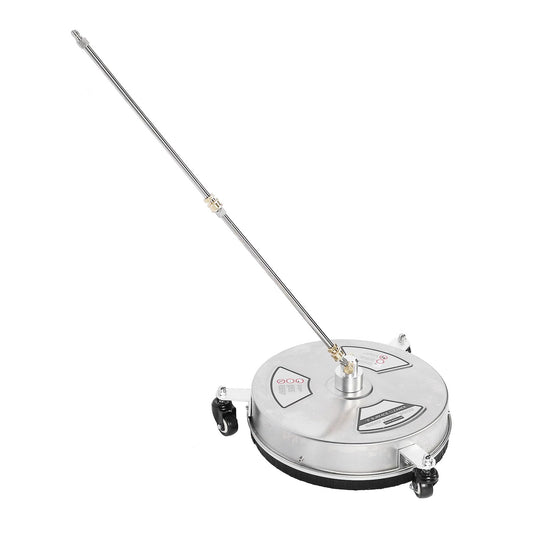TRELVEX 4000PSI Maximum Pressure, 15 Inch Stainless Steel Surface Cleaner Driveway Power Washer Attachment, Portable Design, Powerful for Various Surfaces