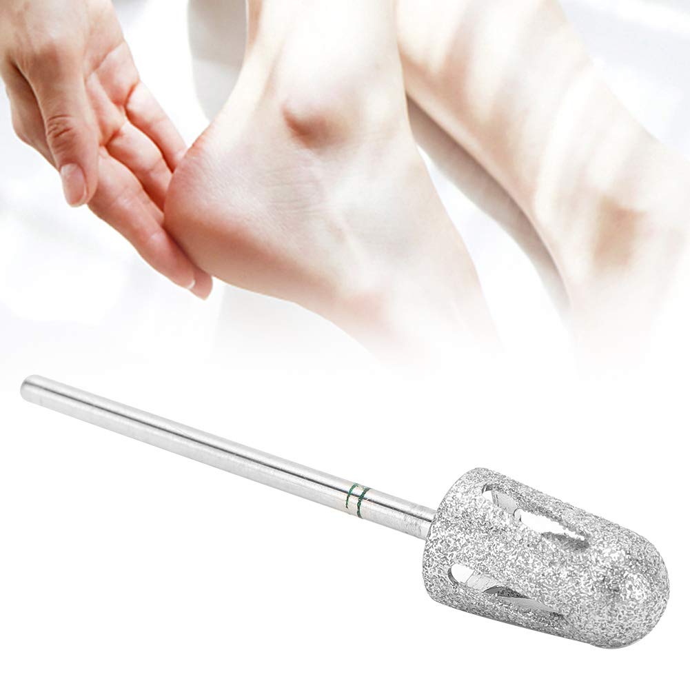 QANYEGN Stainless Steel Toenail Drill Pedicure, Foot Callus Grinding and Polishing, Professional Grade Foot Filing Tool for Foot Care (A2)