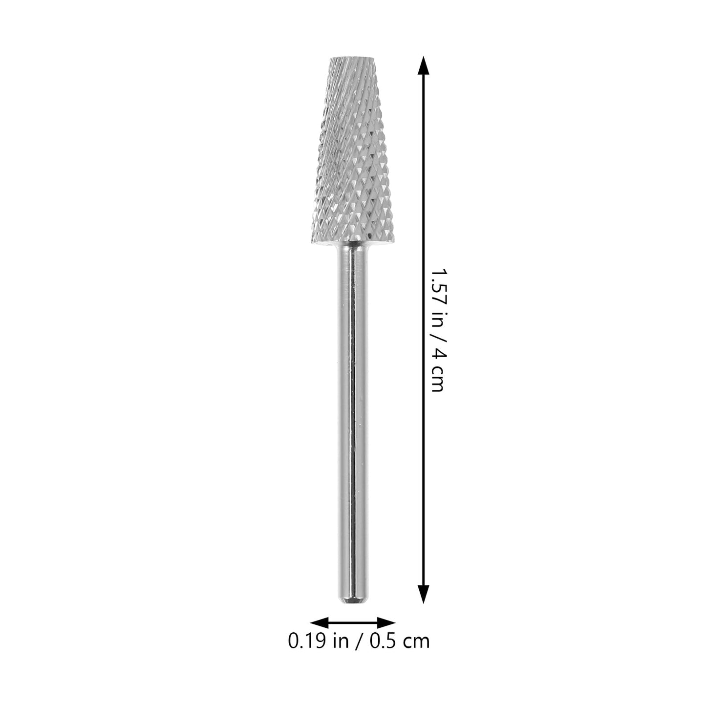 NOLITOY 2Pcs Nail Drill Bits Set Precision Manicure Grinding Heads for Nail Art Durable Polishing Tools for Salon and Home Use Lightweight Shaping and Dead Skin Removal Accessories