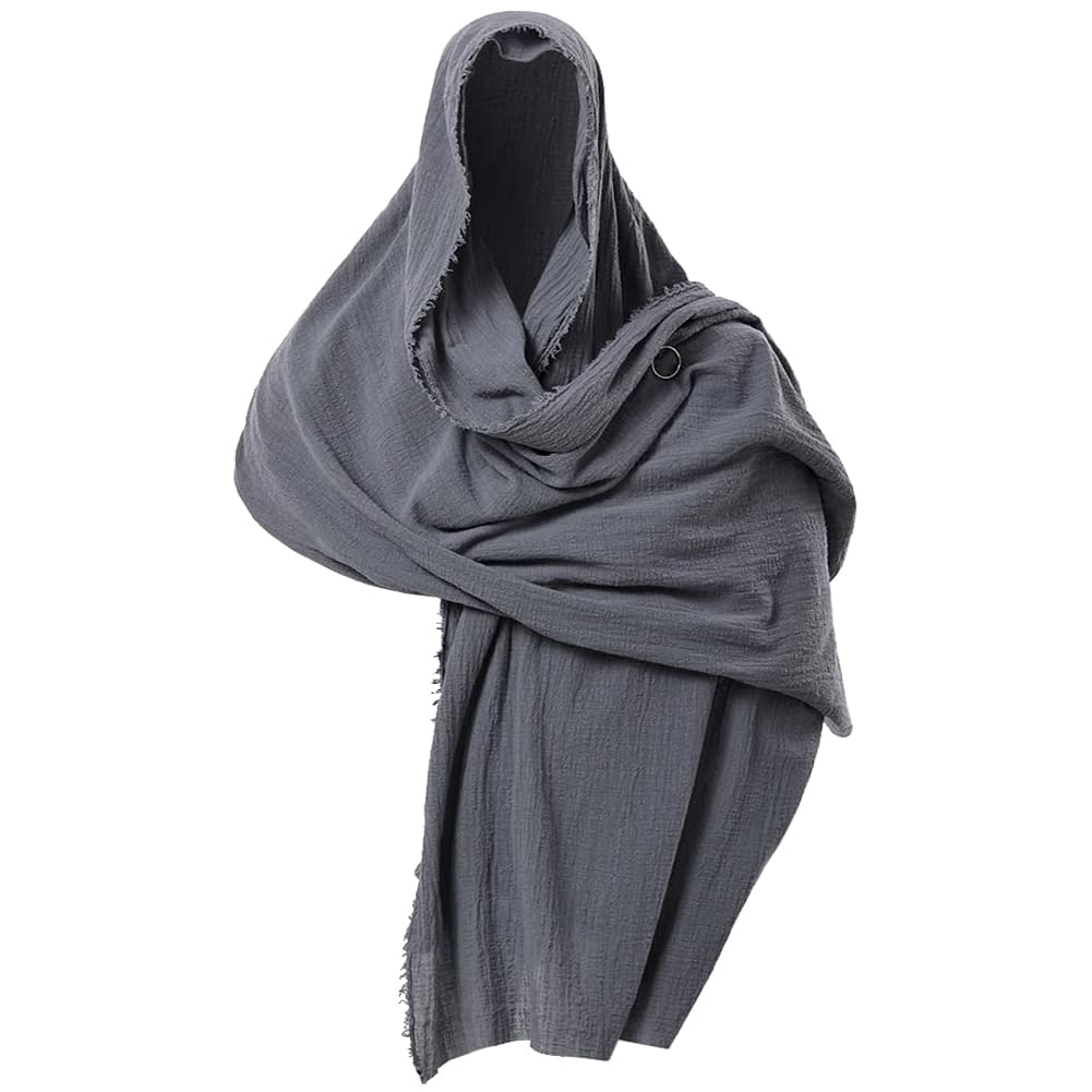 GRACEART Post Apocalyptic Shawl Scarf Shaman Cowl Medieval Costume Sash