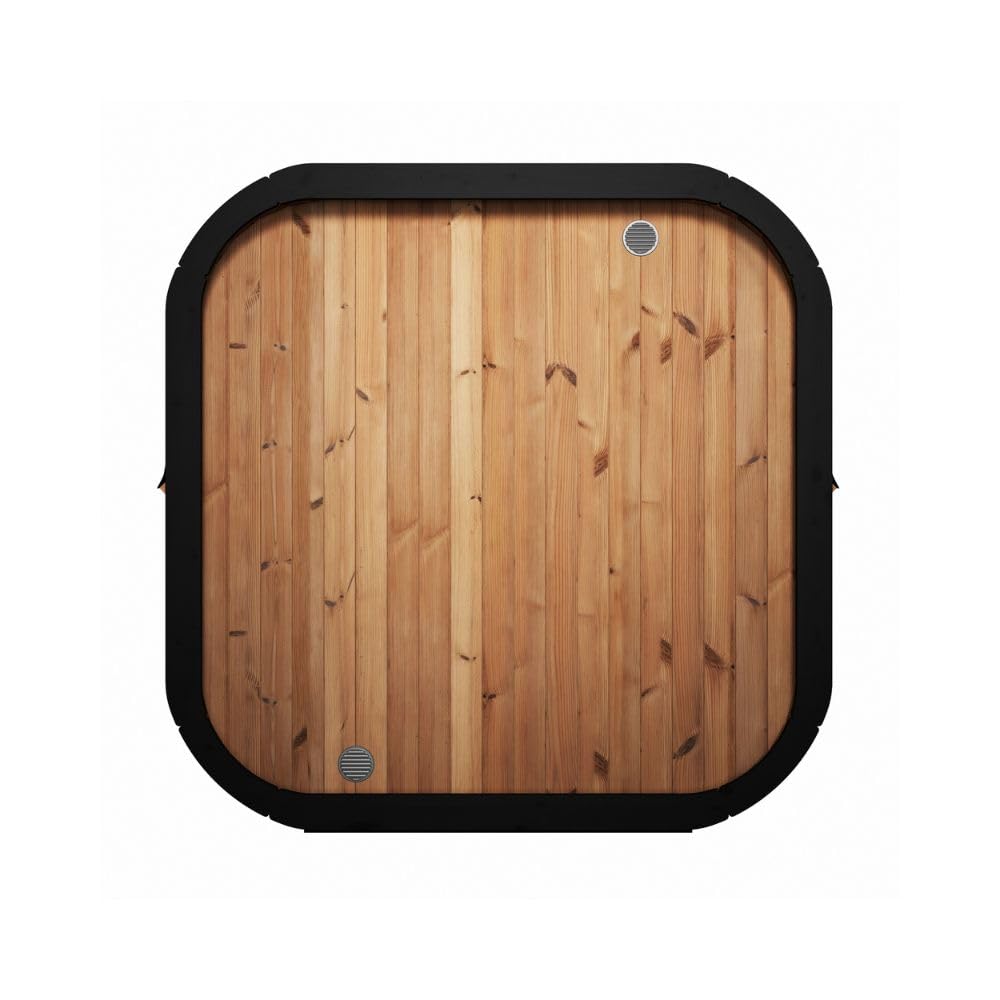 saunalife Model CL4G, Cube-Series Outdoor Home Sauna Kit, Up to 3 Persons (Sauna Heater and Sauna Stones Included)