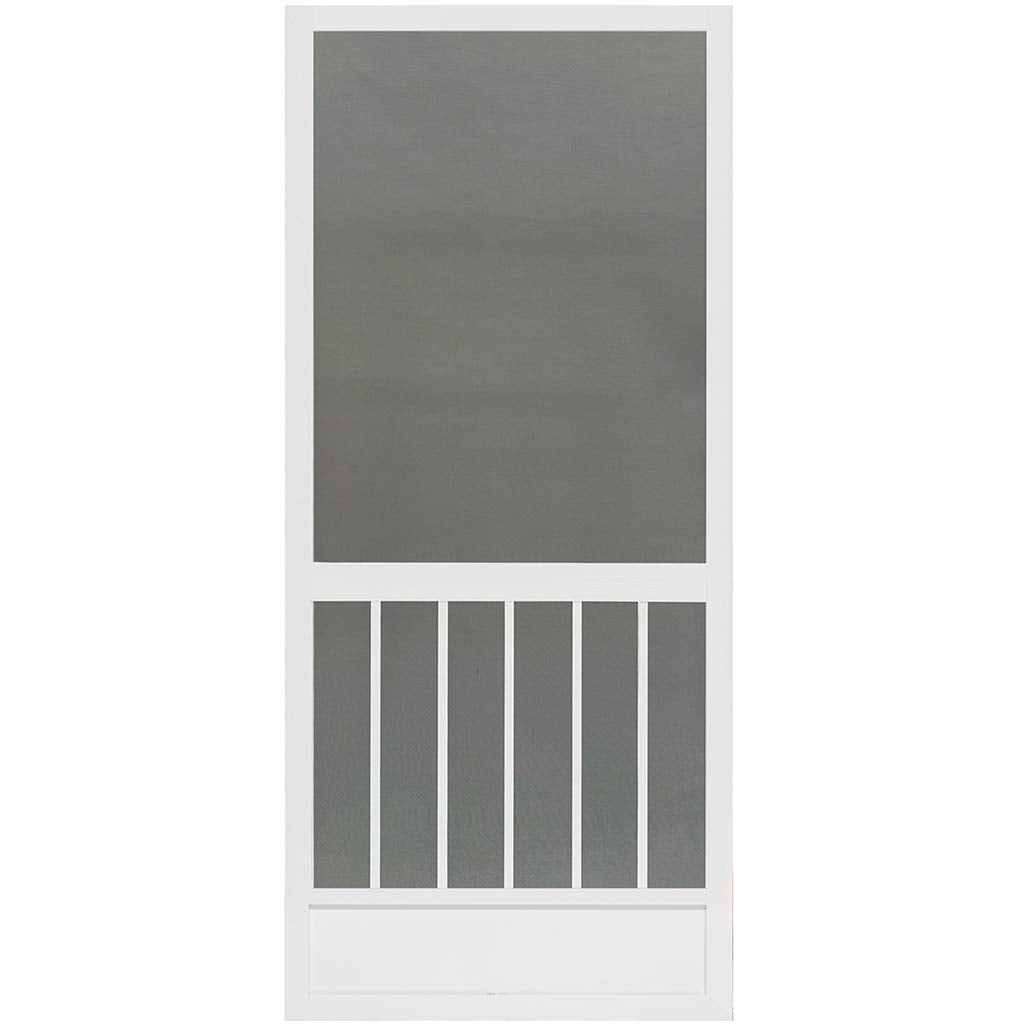 PCA Screen Door Aluminum White 80 in. x 36 in.