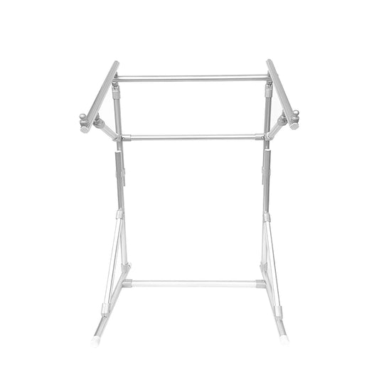 Embroidery Frame,,Embroidery Stand Cross Embroidery Frame Embroidery Auxiliary Tool Adjustable Floor Stand Lean Tube Suitable for Craftsmanship and Sewing, 39.37*28.34*20.47in, Silver