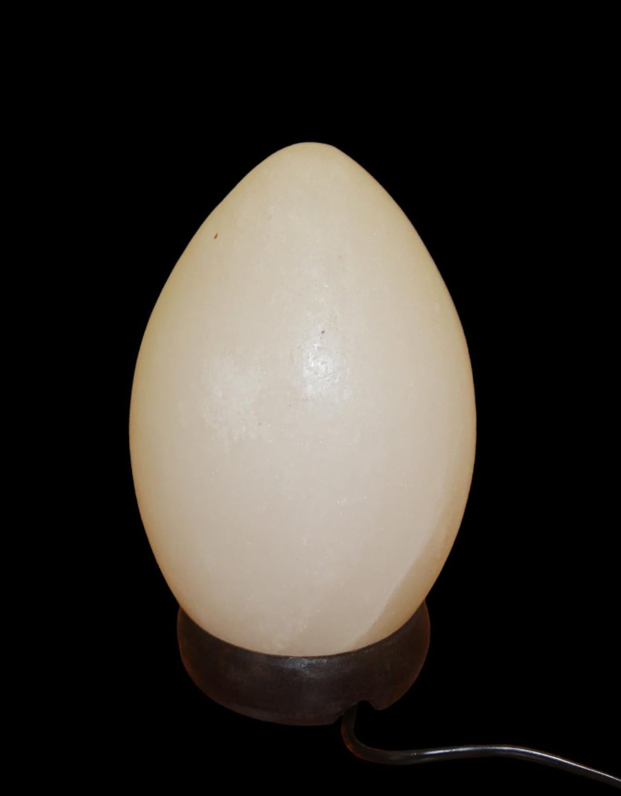 Kirit Gemstones Himalayan Rock Salt Lamp with Wooden Base Crystal Himalayan Salt Lamp Original for Positive Energy Household Bedroom Hall Table Home Decor