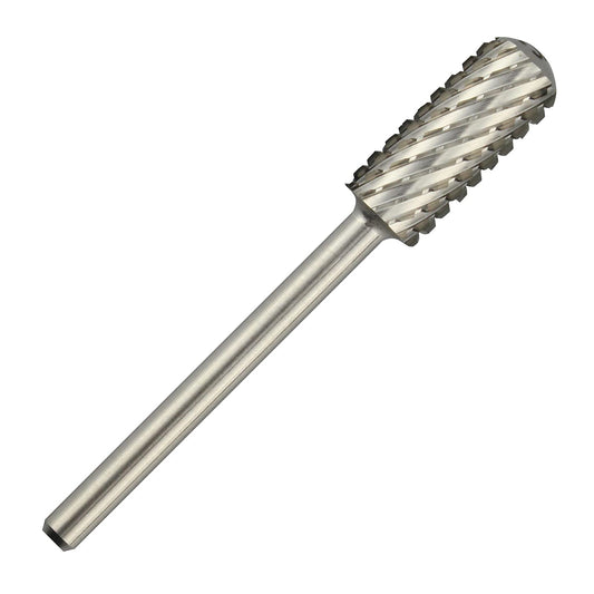 C & I Small Barrel Smooth Top Nail Drill Bit, Safety Round Top, Professional Electric File for Manicure Drill Machine, Remove Nail Gels, Acrylics, 3/32” (Double Coarse - 2XC)
