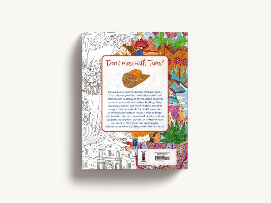 Color Me Texas: A Lone Star State Coloring Book (Color Me Coloring Books)