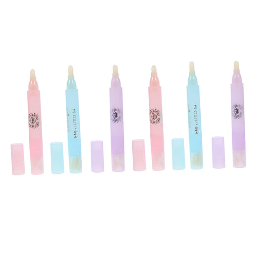 PLAFOPE 6pcs Professional Nail Polish Corrector Pen Manicure Accessory for Nail Salon Art Correction Tool Smooth Tip