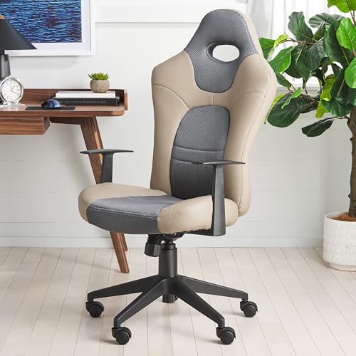 SAFAVIEH Home Collection Belinda Grey Desk Chair