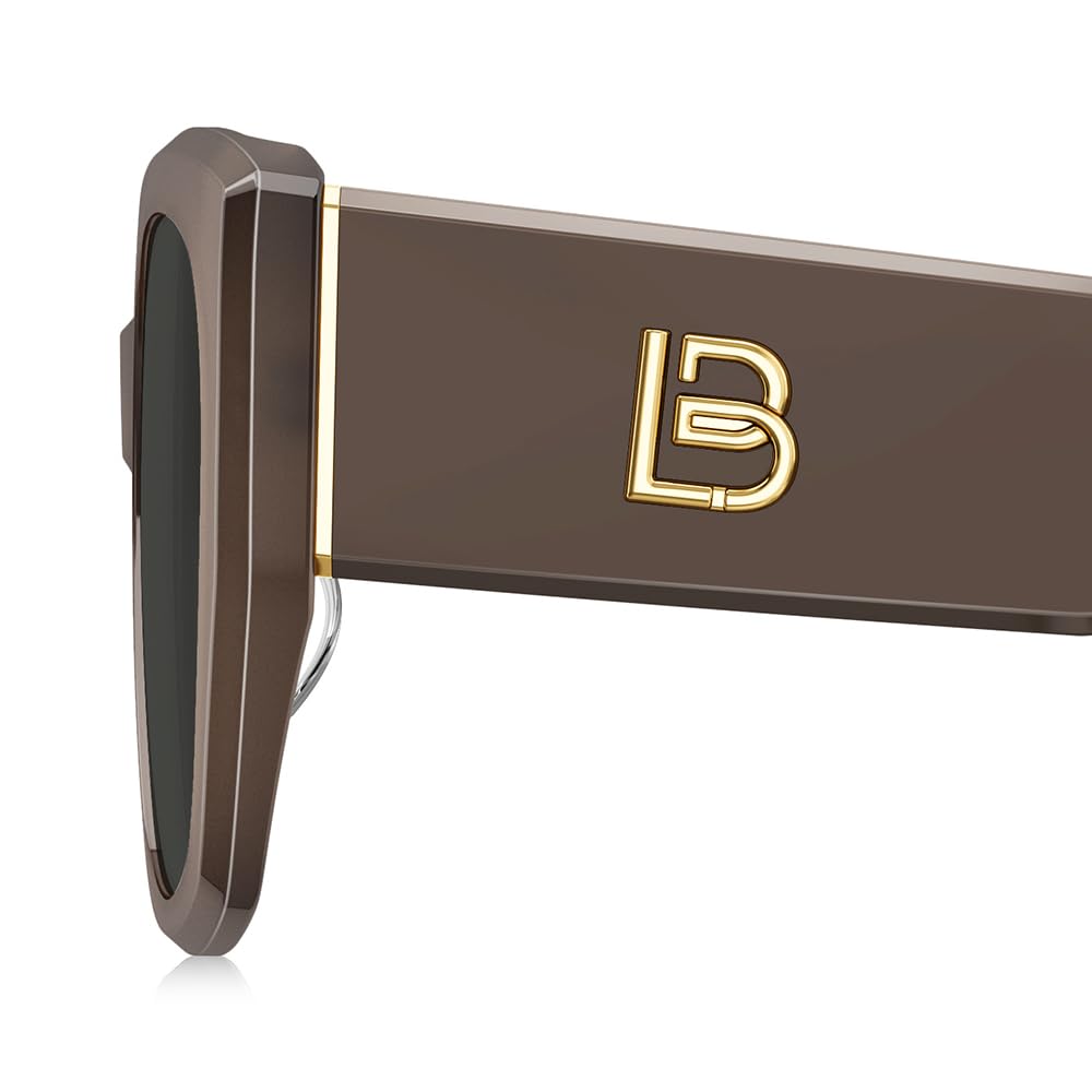 BOLON Women Trendy Cat Eye Polarized Sunglasses BL3195 Zurich 56mm, Exclusive Eyewear Brand of EssilorLuxottica